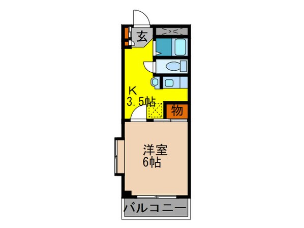 エレガンス箕面の物件間取画像